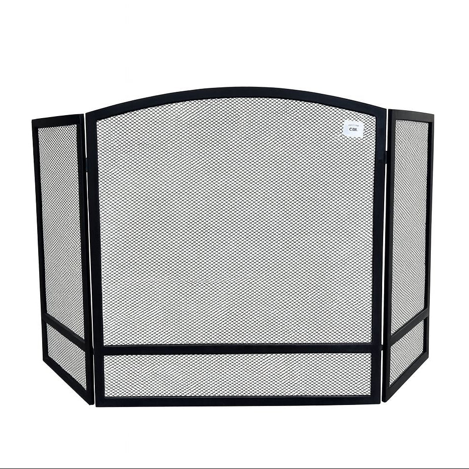'-  Classic Brass Fireplace Screen – 75 × 122 cm -  Abouche3le