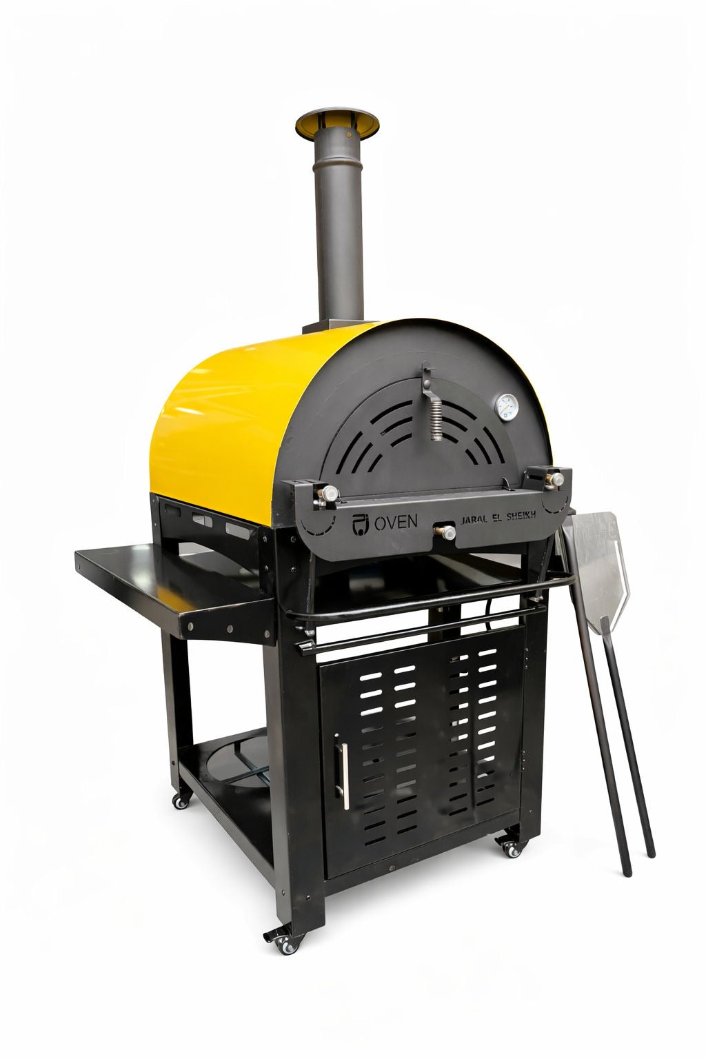 '-  JABAL EL SHEIKH METAL PIZZA OVEN -  Abouche3le