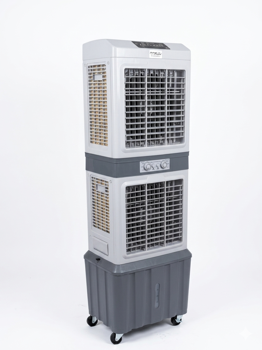 Portable air conditioner on a white background abou che3le -  MAXWELL Air Cooler -  Abouche3le