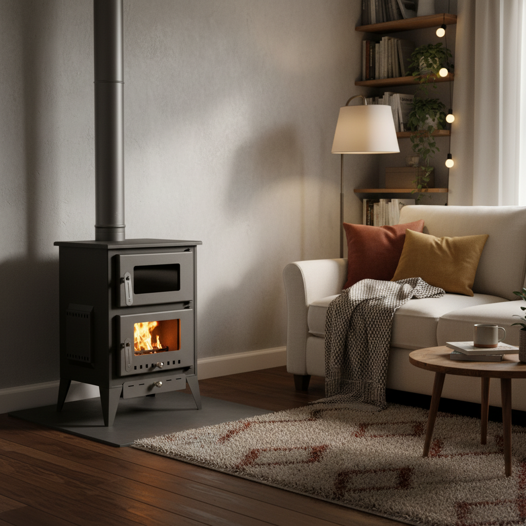 Amer Stoves – Camping Wood Stove (3 Glass Sides) | Premium Wood Stove & Heating | Abou Che3le Lebanon