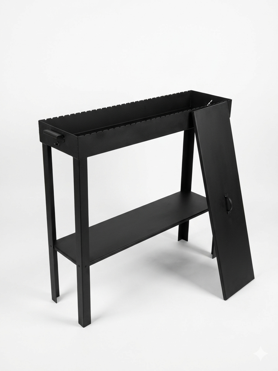 '-  Wide Charcoal Grill -  Abouche3le