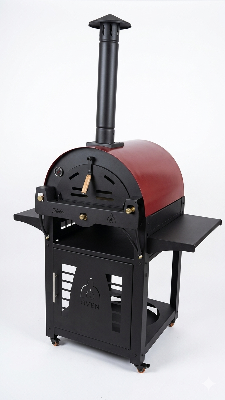 '-  ZAHALAN METAL PIZZA OVEN 50x60 -  Abouche3le