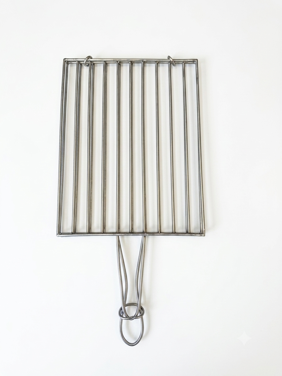 '-  Double Stainless Steel BBQ Grill Grate -  Abouche3le
