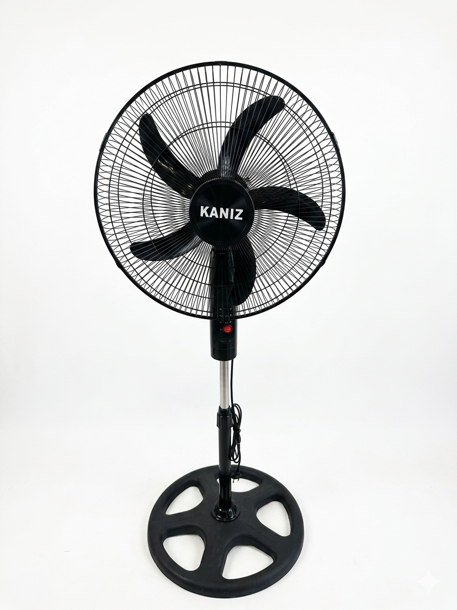 Kaniz 18" Heavy-Duty Stand Fan & Air Circulator | FS-4530 Abou Che3le