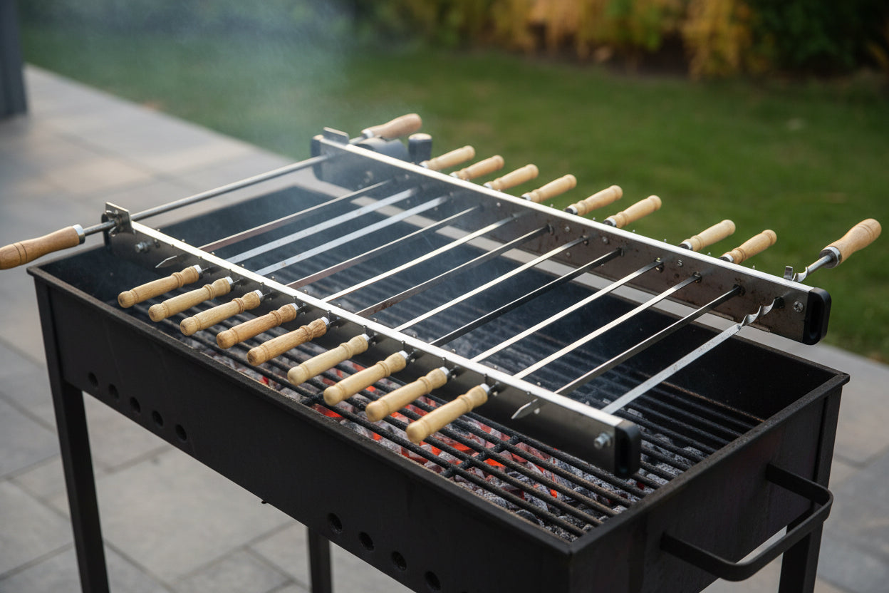 Automatic Skewer Rotating Machine
