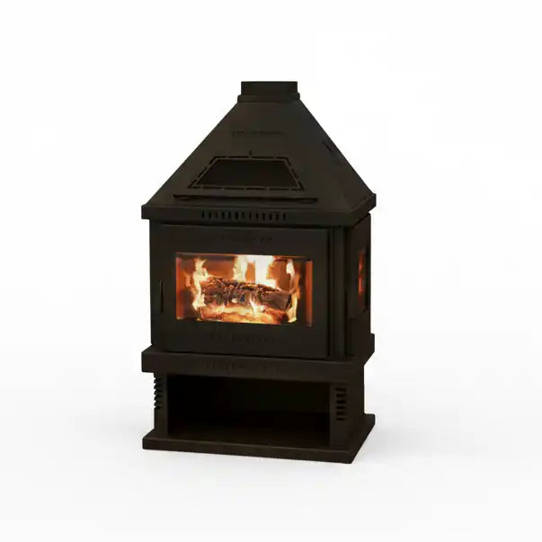 '-  Volcano 60 – Triple Glass Wood Stove -  Abouche3le