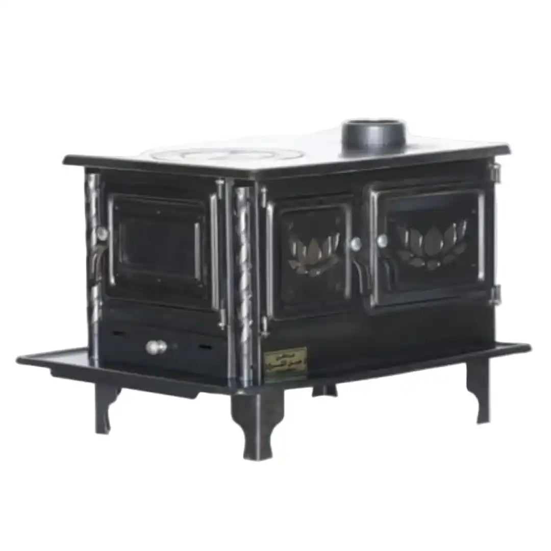 '-  Shaabi Wood Stove – Glass Front (Large Model) -  Abouche3le