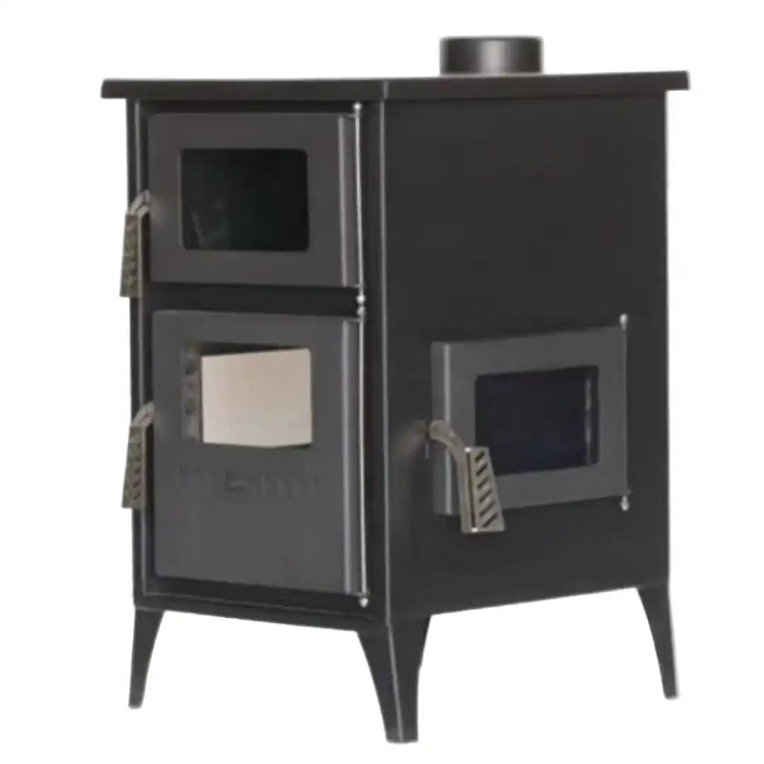 '-  Camping Wood Stove – 3 Glass Sides (No Fan) -  Abouche3le