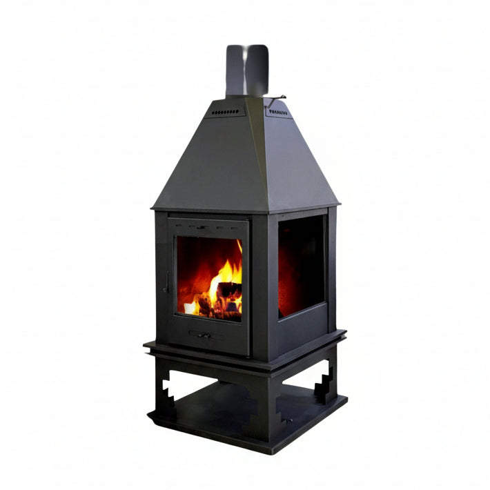 Four-Sided Glass Fireplace 70×70