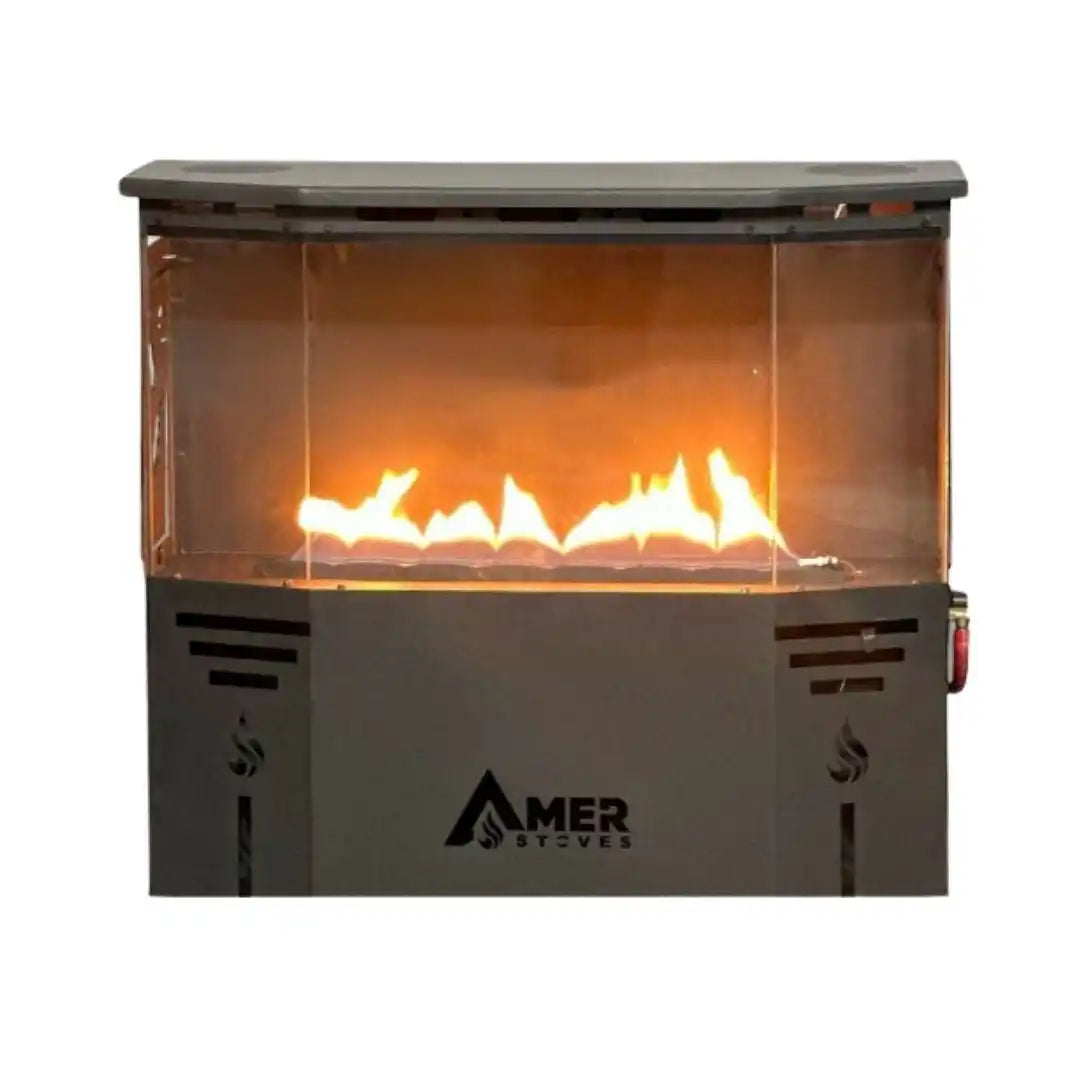 '-  Amer Stoves – Gas Chimney 3D (Fan + Electric Lighter) -  Abouche3le