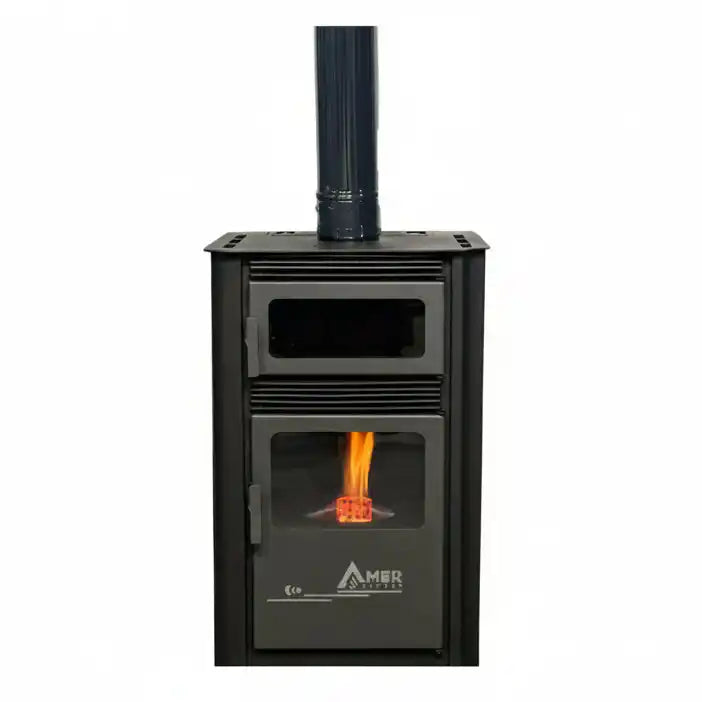 '-  Amer Stoves – New Nour 2025 (Panoramic Diesel Stove) -  Abouche3le