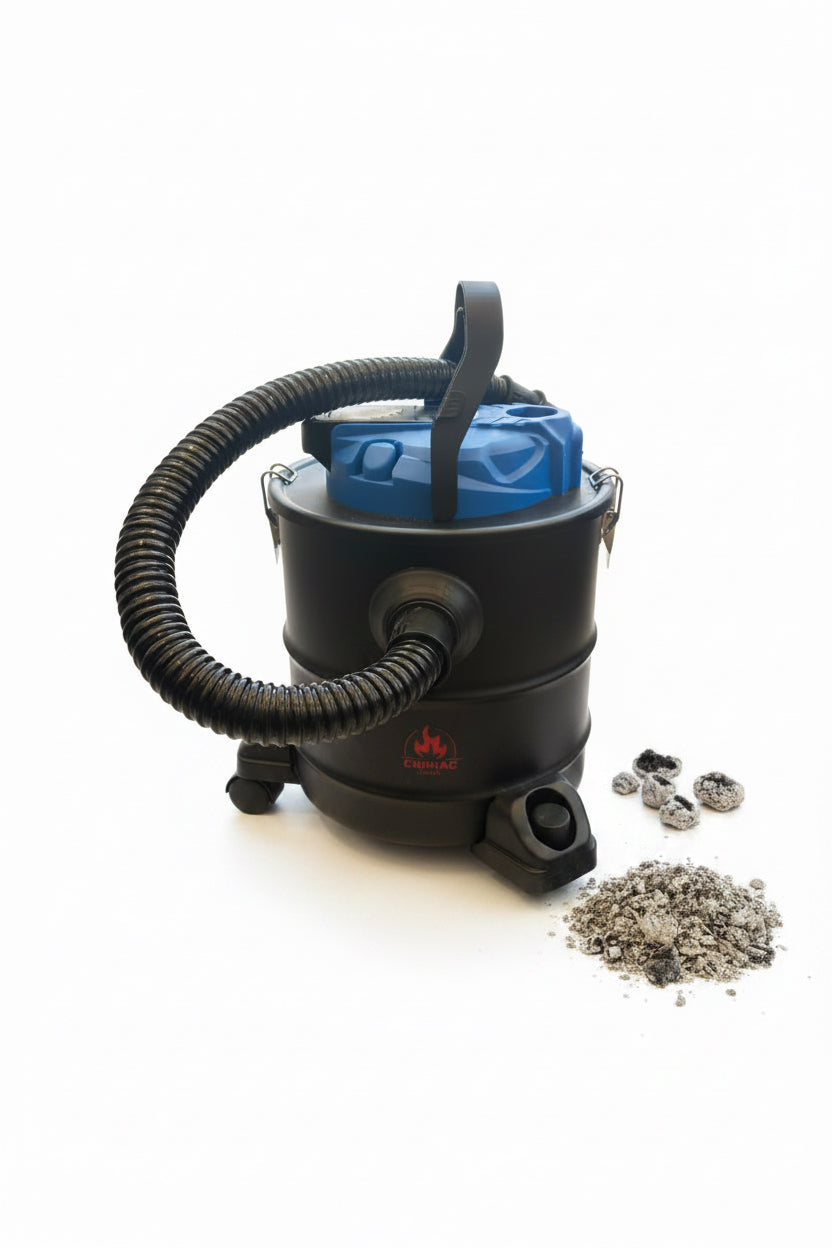 Safely clean fine ash from fireplaces, wood stoves, and BBQ grills with our heavy-duty Ash Vacuum Cleaner. Durable metal design with easy mobility. Shop now! -  Heavy-Duty Ash Vacuum Cleaner for Fireplaces, Wood Stoves & BBQ Grills -  Abouche3le