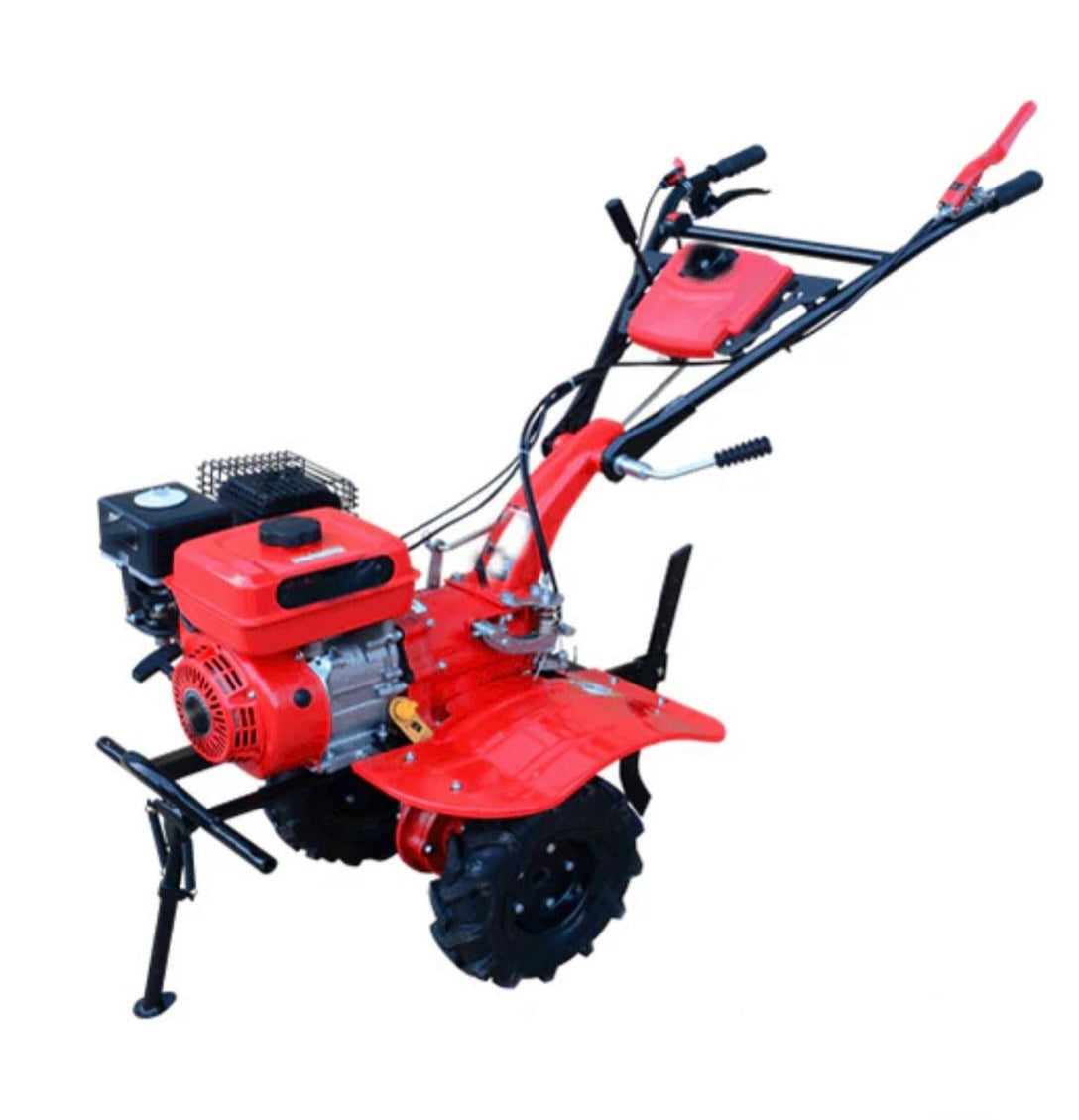 Red KamalHipower Gasoline Power Tiller 7HP