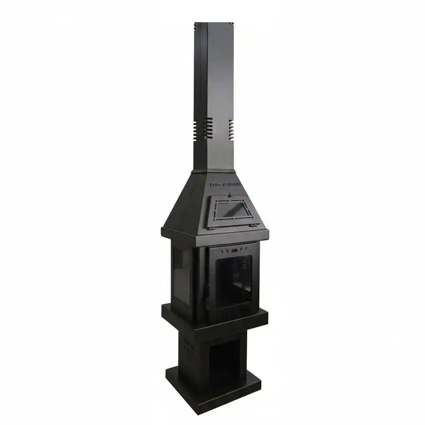 '-  Square Woven 40 – 4 Glass Sided Wood Stove -  Abouche3le