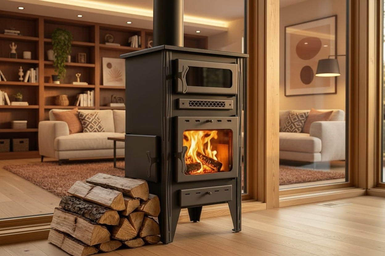 Amer - Noor Wood | High-Efficiency Wood Stove | Abou Che3le Lebanon
