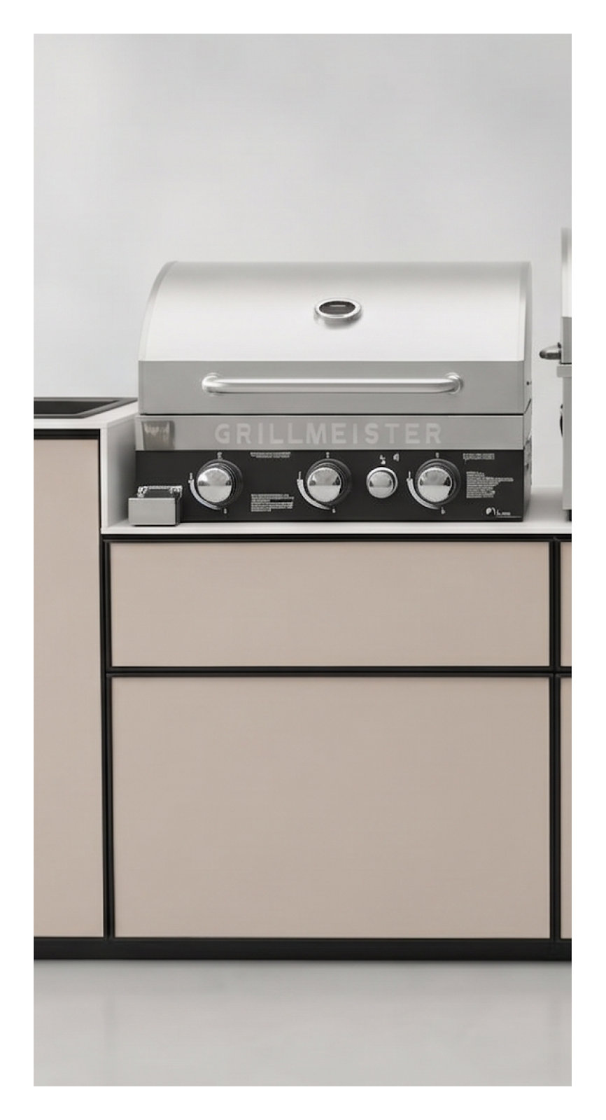 3-Drawer Base Cabinet (60cm) | Luxury Outdoor Kitchen & Grilling | Abou Che3le Lebanon