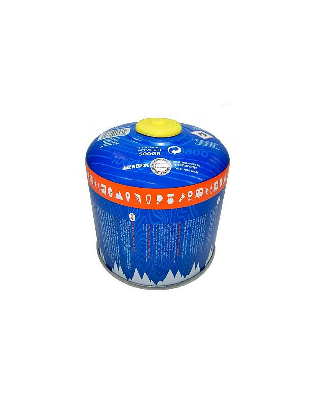 '-  GAS CARTRIDGE THREADED BUTSIR B-500 -  Abouche3le